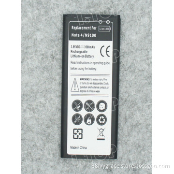 Rechargeable battery for Samsung Galaxy Note 4 battery
